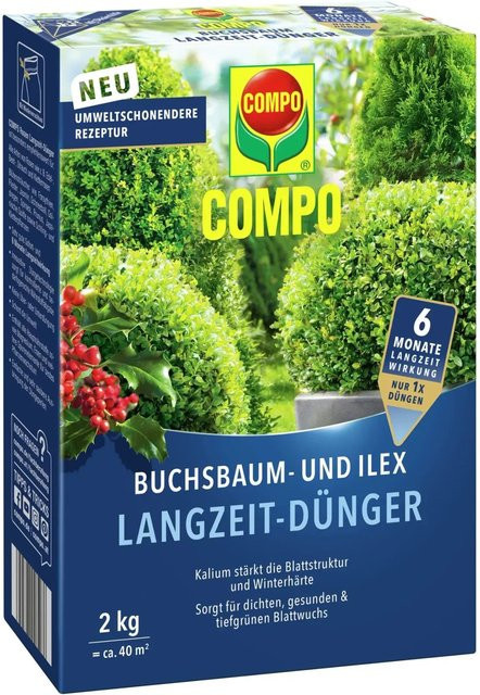 Compo Buchsbaum- und Ilex Langzeit-Dünger, 2 kg - Bild 1