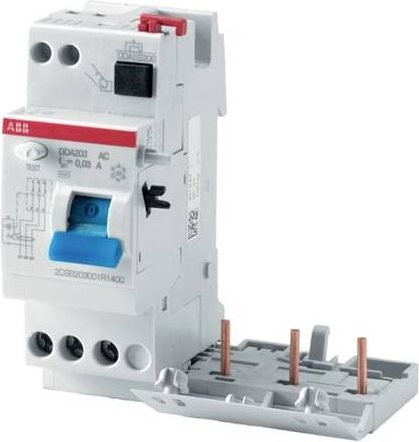 ABB FI-Schutzschalter RCBO 25A Weiß 2CSB203101R2250 - Bild 1