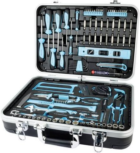 Mannesmann QUANTOOL Q25102 Werkzeugset 98-teilig in Blau - Bild 1