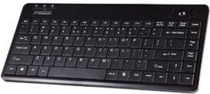 Perixx Periboard 505H Plus Trackball-Tastatur mit integriertem optischem Trackball, USB, schwarz - Bild 1