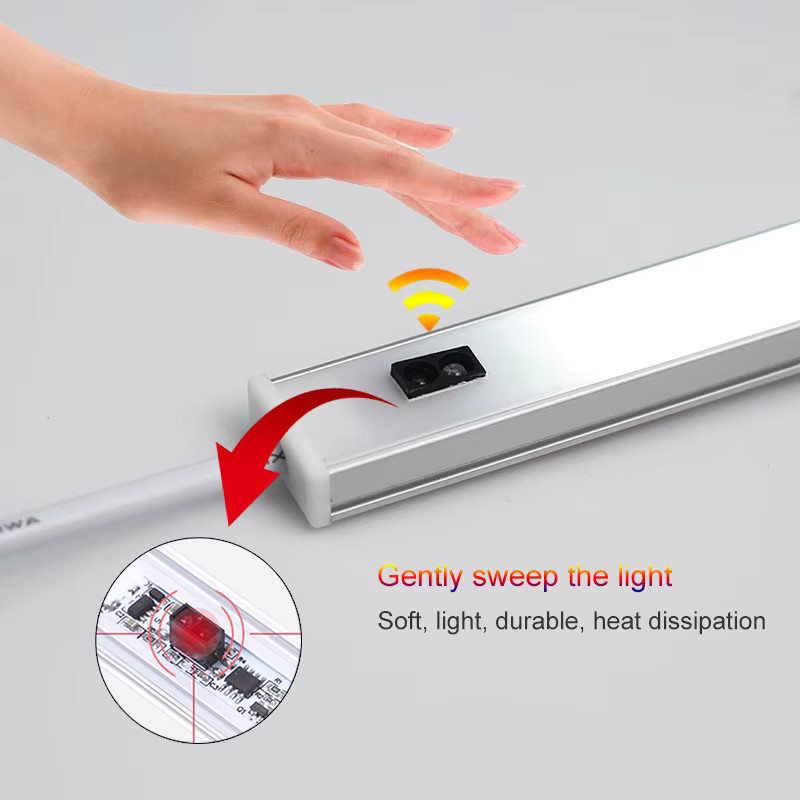 PARKSON RGB LED Streifen mit Motion Sensor und USB-Anschluss, Multicolour Schreibtischlampe für Küche und Schrankunterbeleuchtung - Bild 2