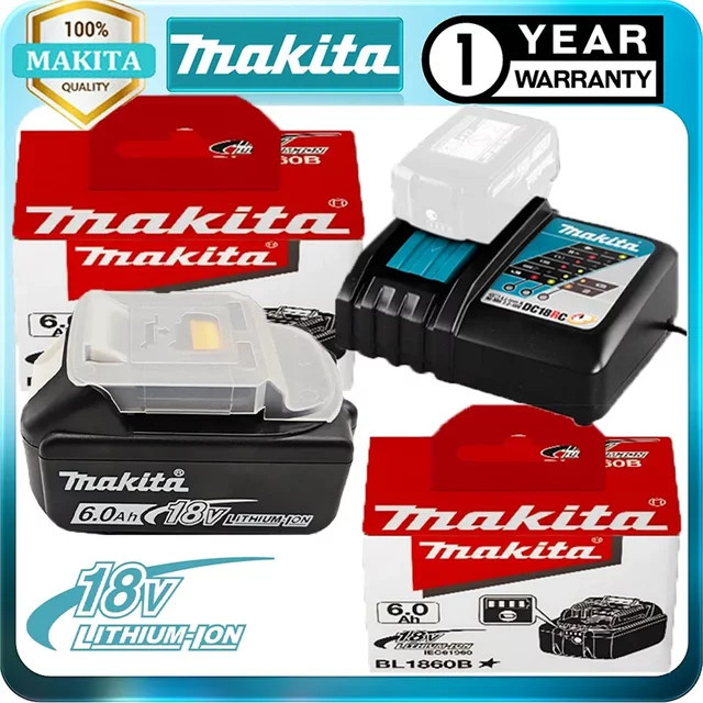 Makita 18V Li-Ionen Akku BL1850B mit 6Ah in Schwarz - Bild 1