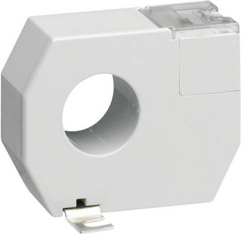 Hager HR702 Wandler für Fi-Relais, rund, Kunststoff, Weiß, Durchmesser: 70 mm - Bild 1