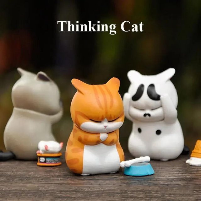 PRELEXT Mini-Katzen-Blindbox, 31-teiliges Set, orange, ab 14 Jahren - Bild 1