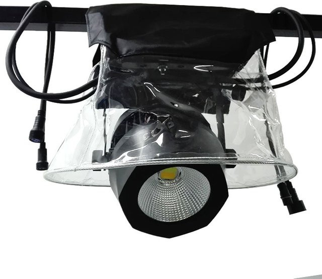 2er-Set SHEHDS Wasserdichte Regenabdeckung aus transparentem PVC für LED Moving Head Scheinwerfer 5R und 7R - Bild 1