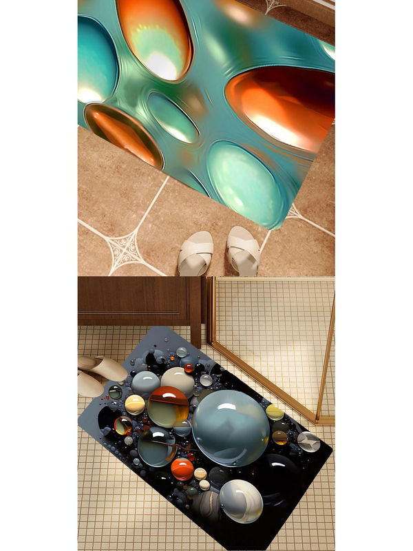 the BAY Kieselgur Badezimmermatte mit Anti-Rutsch-Funktion und minimalistischem Design, Breite: 40 cm, Tiefe: 60 cm - Bild 3