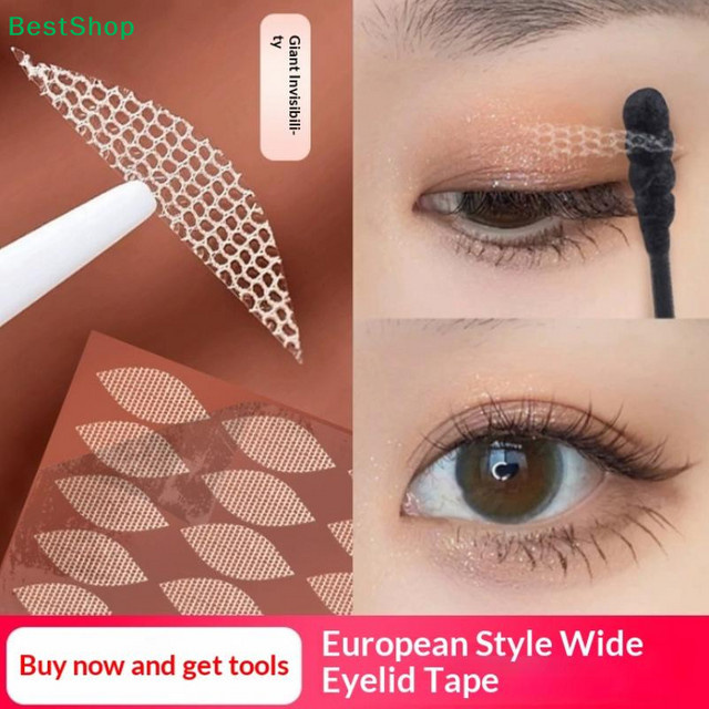 JETTING Augenlid-Lifting-Sticker, wasserdichtes Mesh-Augenlid-Tape, Unisex - Bild 1