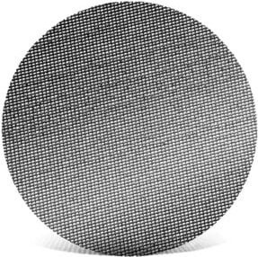 Menzer Klett-Schleifgitter für Trockenbauschleifer, Durchmesser: 225 mm, Körnung K80, Schwarz - Bild 1