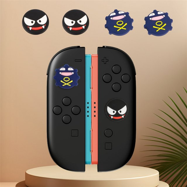 Potdemiel 4er-Set Pokemon Arbok und Weezing Joystick Caps für Nintendo Switch 2 Controller, Multicolor - Bild 1