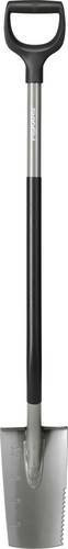 Fiskars Spaten mit ergonomischem D-Griff in Grau und Schwarz mit 18 cm Arbeitsbreite - Bild 1