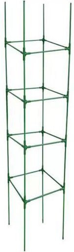 Amusedly Tomatenkäfig Set, höhenverstellbares Gemüsegitter für vertikale Kletterpflanzen und Blumen - Bild 1
