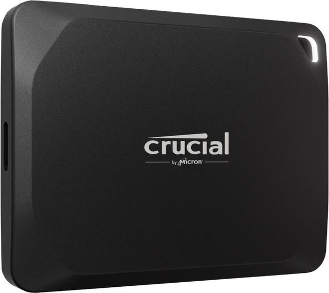 Crucial X10 Pro Externe SSD 2 TB Schwarz USB-C USB 3.2 Gen 2 mit 256-Bit-AES Verschlüsselung - Bild 1