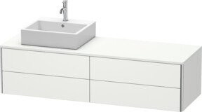 Duravit Waschtischunterschrank XSquare in Weiß, B/H/T: 160 x 40 x 54,8 cm - Bild 1