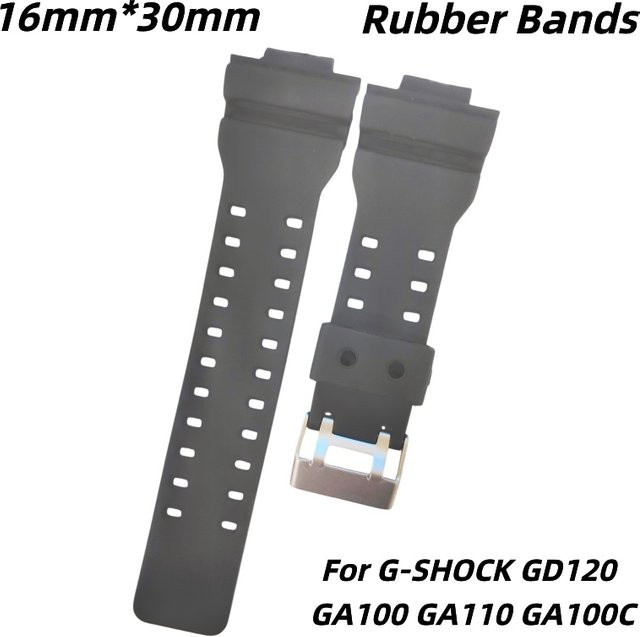 TONY Uhrenarmband Kautschuk, Schwarz, Unisex - Bild 1