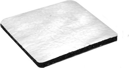 Mr. GARDENER Gummipad aus Gummigranulat für Holz- und Aluminium-Unterkonstruktionen, schwarz - Bild 1