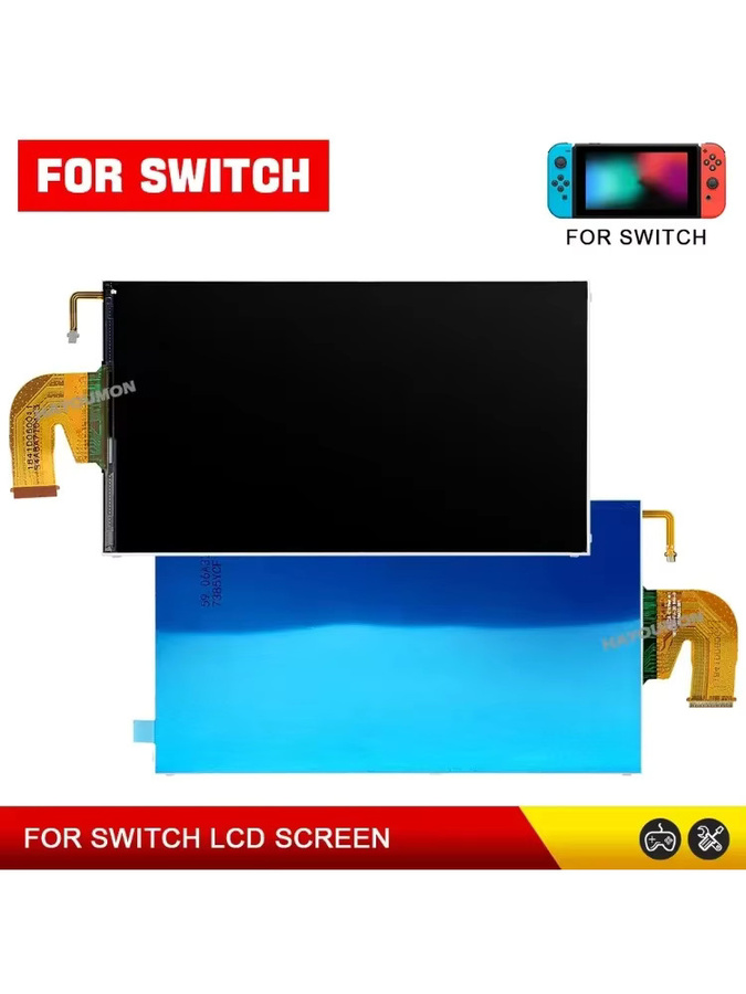 HeroAngel Ersatz LCD-Bildschirm Display-Glas-Baugruppe für Nintendo Switch in Schwarz - Bild 5