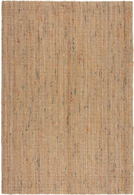 Flair Rugs Kurzflorteppich Jute Boucle in Mehrfarbig mit geometrischem Design, B/T: 120 x 170 cm - Bild 1