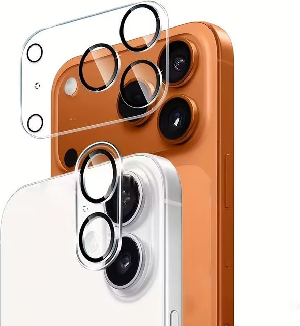 Kratzfester HD-Kamera-Displayschutz aus gehärtetem Glas für Apple iPhone 17 Pro Max, iPhone 17 Air und iPhone 17 Pro in Transparent - Bild 1
