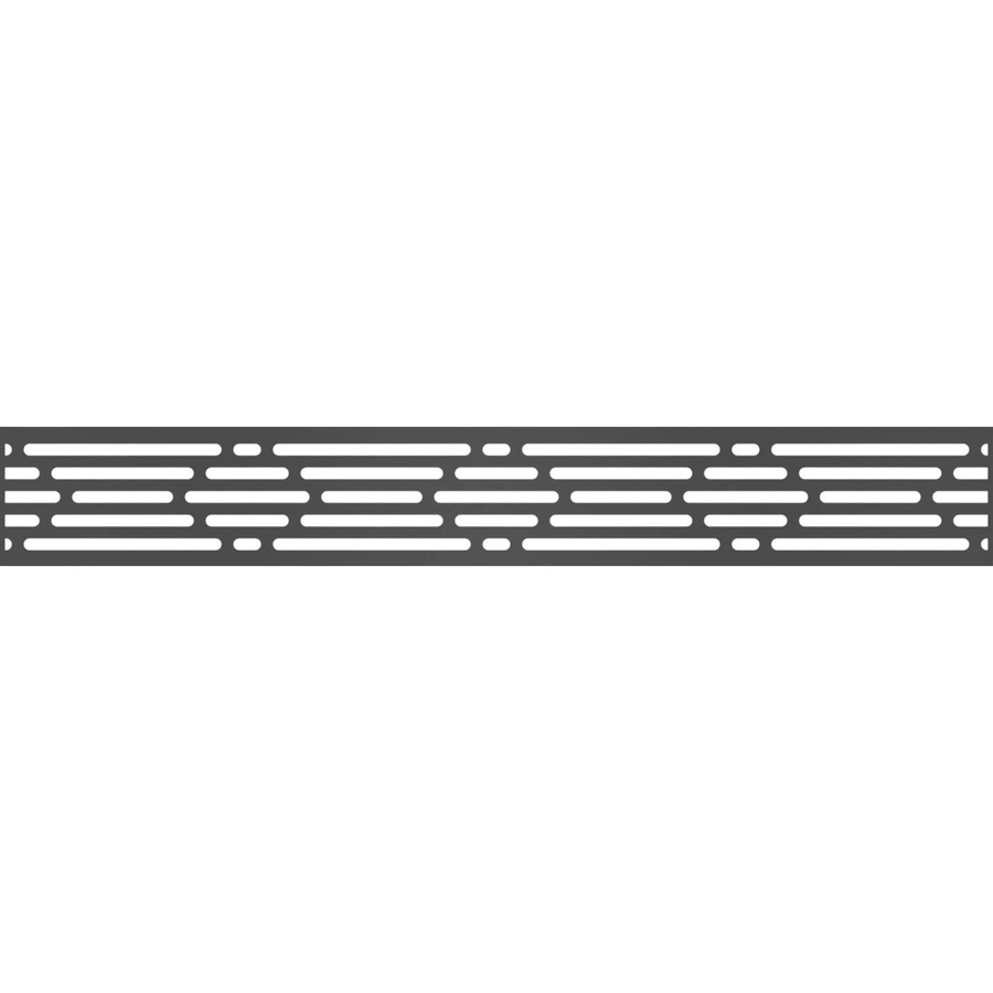 GroJa Designeinsatz Lines für Steckzaun aus Aluminium, Anthrazit, B: 180 cm, H: 30 cm - Bild 2