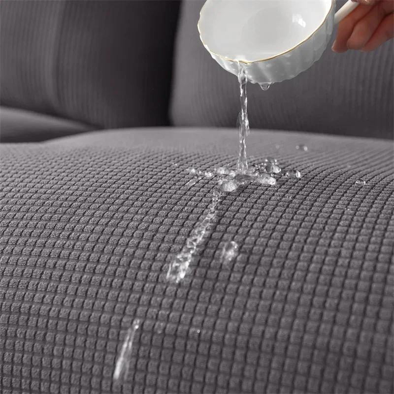 Wasserabweisende Stretch Stuhlhusse mit hohen Armlehnen aus Polar Fleece von Household supplies MH - Bild 1