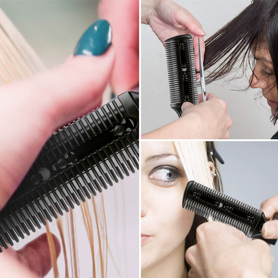 BARBERTOP Haar Kamm mit Rasierklingen, Unisex - Bild 4