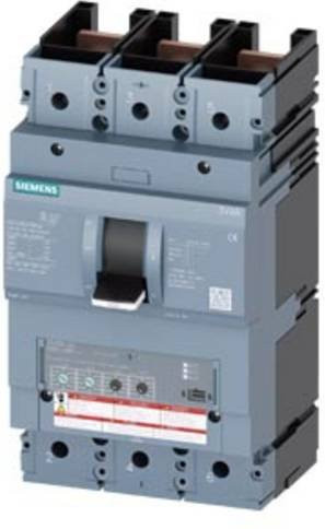 Siemens 3VA6325-7HM31-2AA0 Leistungsschalter in Grau mit einem Einstellbereich von 100 - 250A und einer maximalen Schaltspannung von 600 V/AC - Bild 1