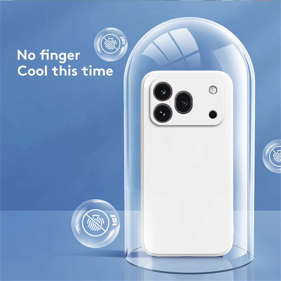 Original Soft Phone Case für Honor 600 Pro 5G aus flüssigem Silikon mit Linsenschutz in Blau - Bild 3