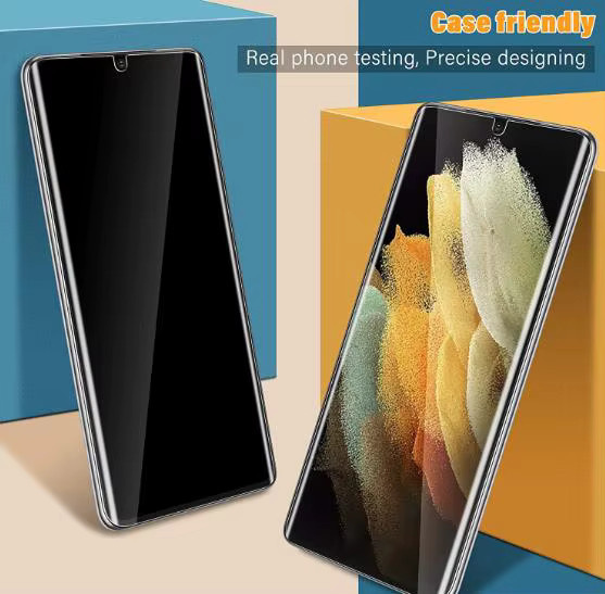 3 Stück Full Cover Hydrogel Displayschutzfolien für Samsung Galaxy S21 FE und S21 Plus, transparent - Bild 4