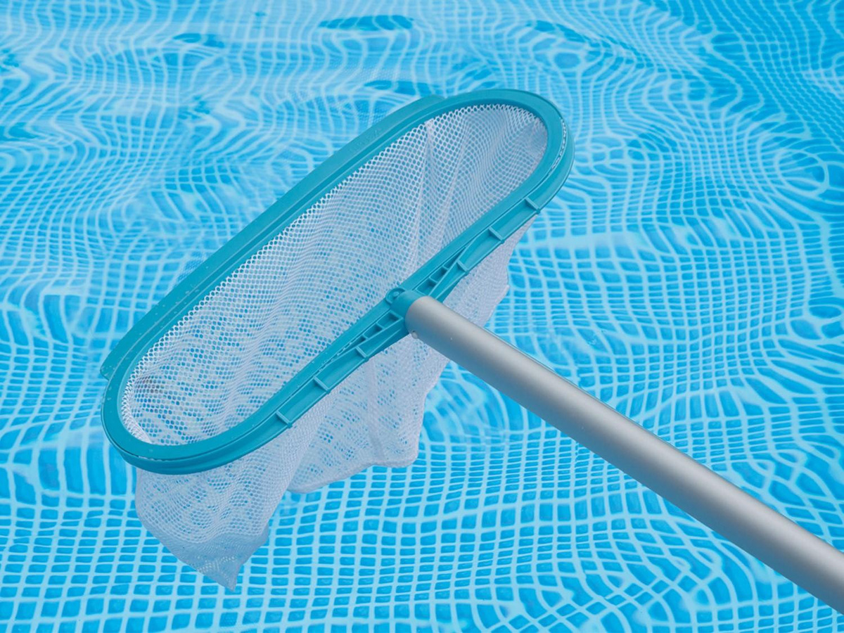 Intex 28003 Deluxe Poolreinigungsset mit Netzaufsatz in Blau - Bild 2