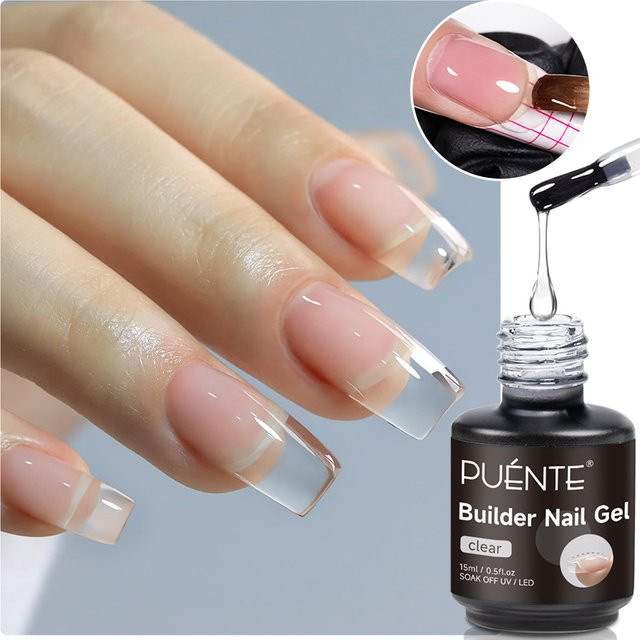 PUENTE Builder Nagelgel, Transparent, 15 ml - Bild 1