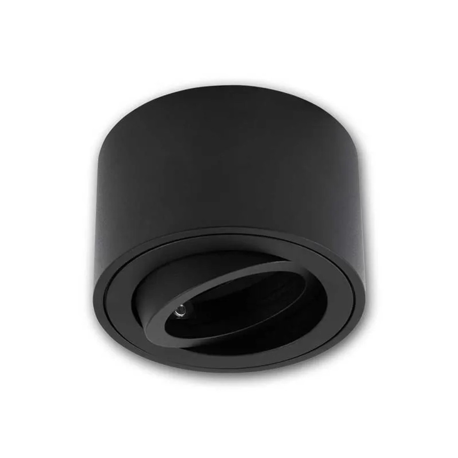 McShine Aufbaurahmen KL-10 Schwa in Schwarz, schwenkbar, GU10, IP20, Aluminium - Bild 2