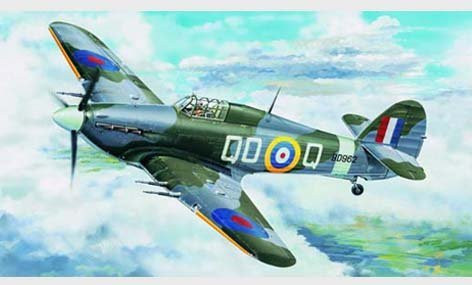 Trumpeter Hurricane Mk. IIC, Fahrzeuge, 1:24, Grün - Bild 1