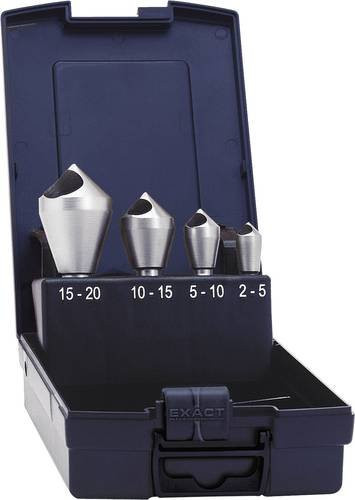 Exact 05426 Querlochsenker-Set aus HSS-Cobalt in Silber mit Zylinderschaft - Bild 1