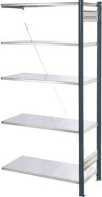 Kappes Steckregal Anbaufeld Anthrazit Grau B/T/H: 200 x 100 x 40 cm - Bild 1