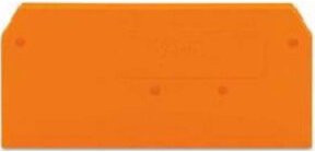 WAGO Abschluss- und Trennplatte Orange 100 Stück - Bild 1