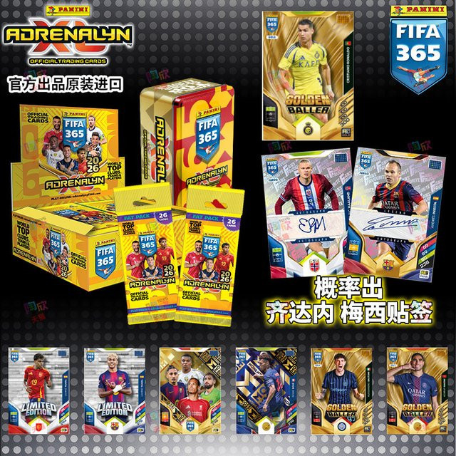PANINI FIFA 365 Messi-Signierte Karte, Fußballkarten, Einzelfigur - Bild 1