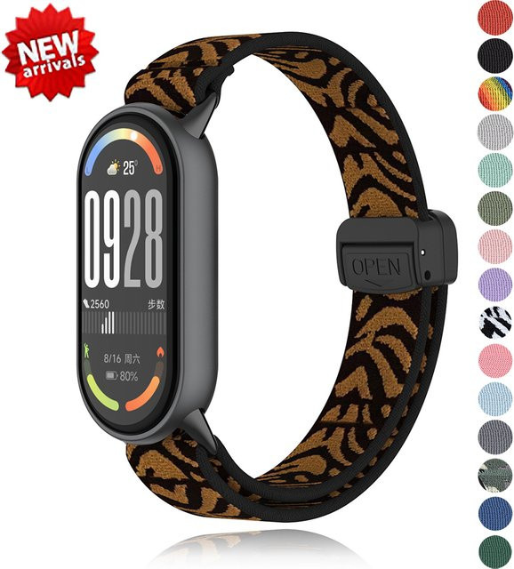 CAOWTAN Uhrenarmband Nylon, elastisch, Unisex - Bild 1