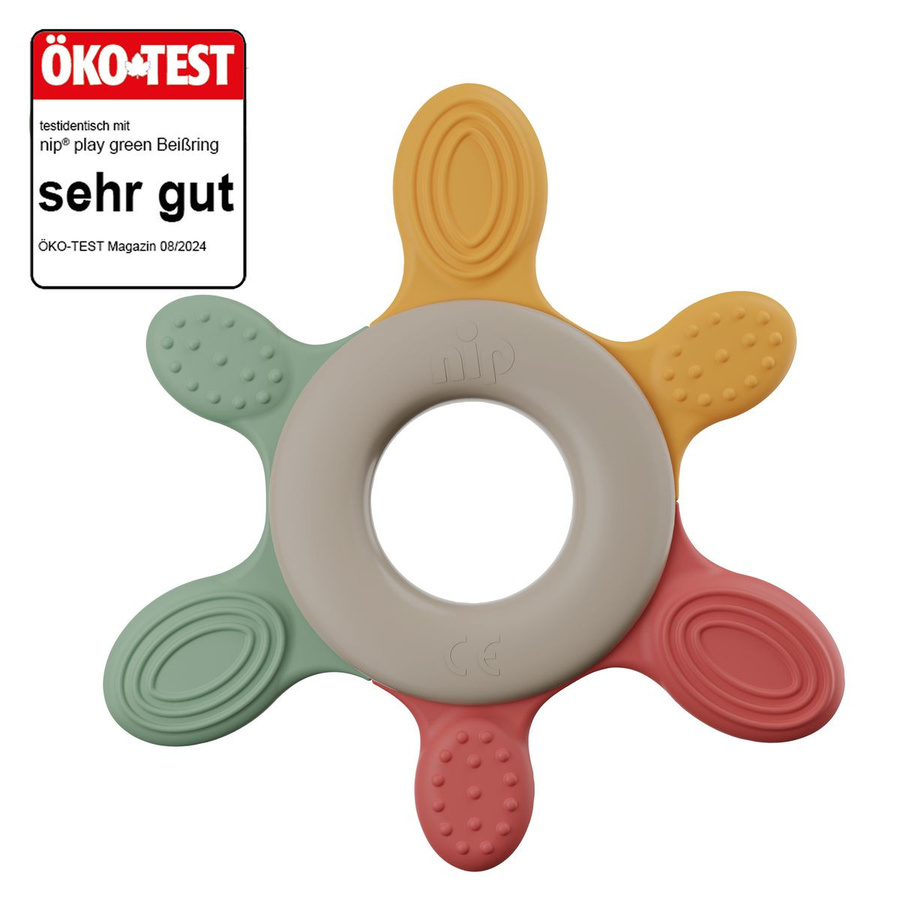 Nip Beißring aus Silikon für Babys ab 0 Jahren in Bunt / Mehrfarbig - Bild 1