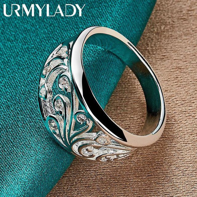 URMYLADY Ring 925 Silber, Zirkonia, Damen - Bild 1