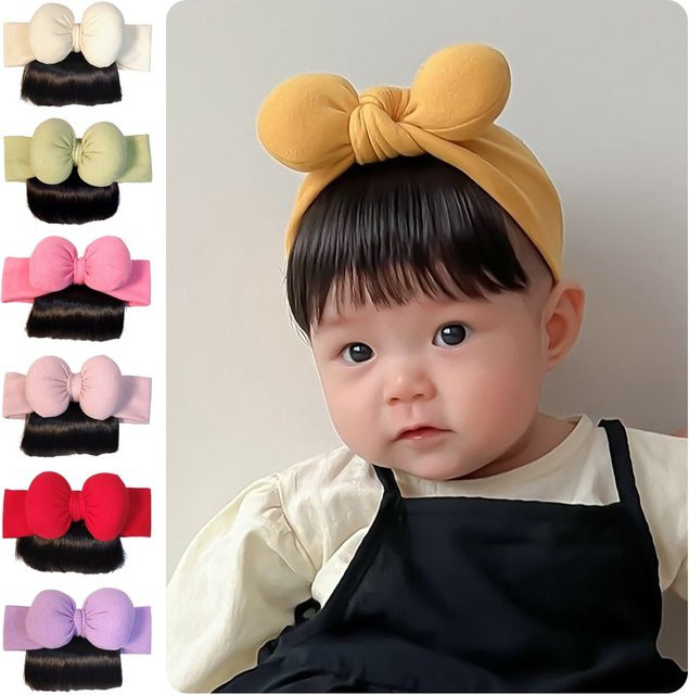Haarbänder Bowknot-Pony-Perücken, Mädchen, Neugeborene - Bild 1