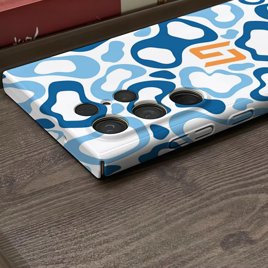 Blaue Lando Norris Handyhülle für Samsung Galaxy S25 S24 S23 Ultra Plus A35 A55 Glossy HD Hard Cover - Bild 3