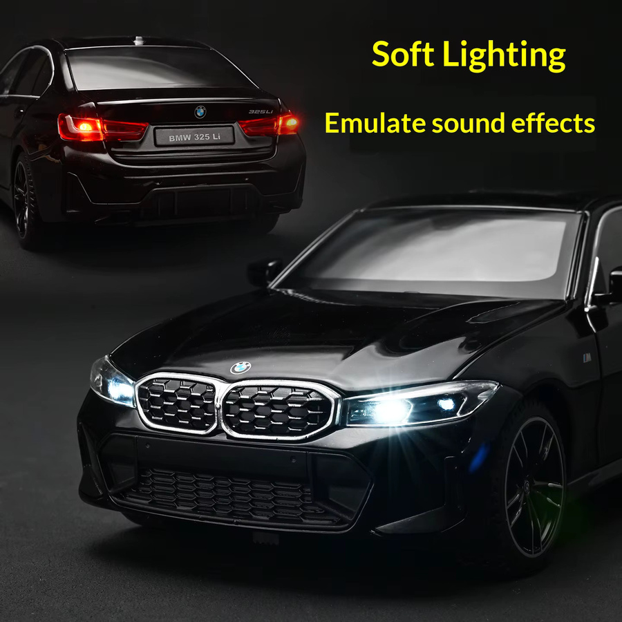 Maisto BMW 3er-Serie Modellauto, Maßstab 1:24, mit Licht und Sound - Bild 3