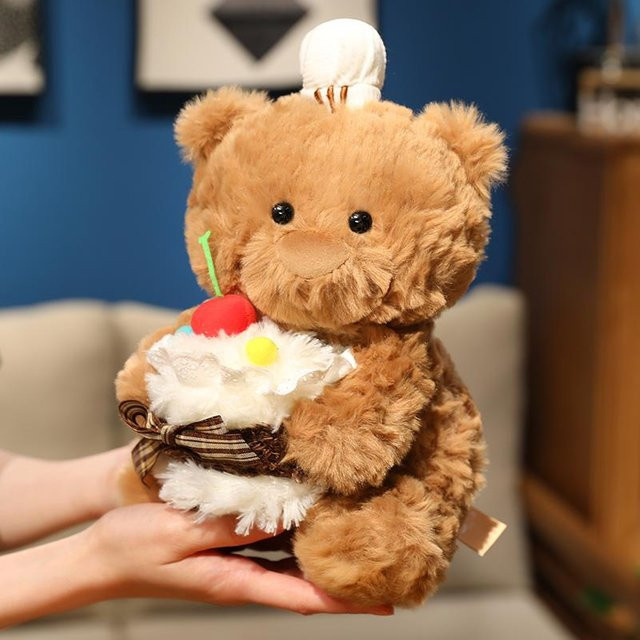 Kidsly Cartoon Kochbär Plüschtier, Teddybär, 40cm - Bild 1