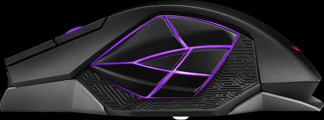Asus ROG Spatha X Gaming-Maus Schwarz mit 19000 dpi und 12 Tasten kabellos/USB - Bild 2