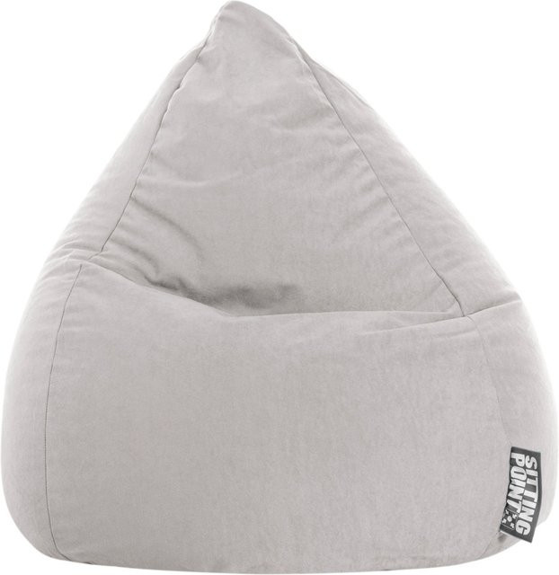 Sitting Point Sitzsack Easy L BeanBag in Grau mit abnehmbarem Bezug - Bild 1