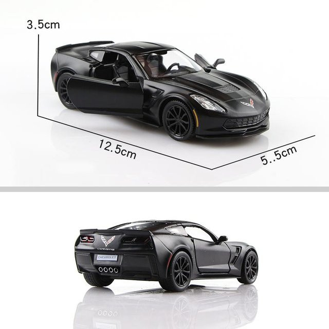 RMZ city Chevrolet Corvette C7 Grand Sport, Spielzeugfahrzeug, 1:36, Rückzieher, mit Auto & Türen Öffnen - Bild 1