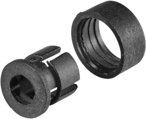 TRU COMPONENTS LED-Fassung TC-10874492 aus PA66 in Schwarz passend für 3mm SnapIn LEDs - Bild 1