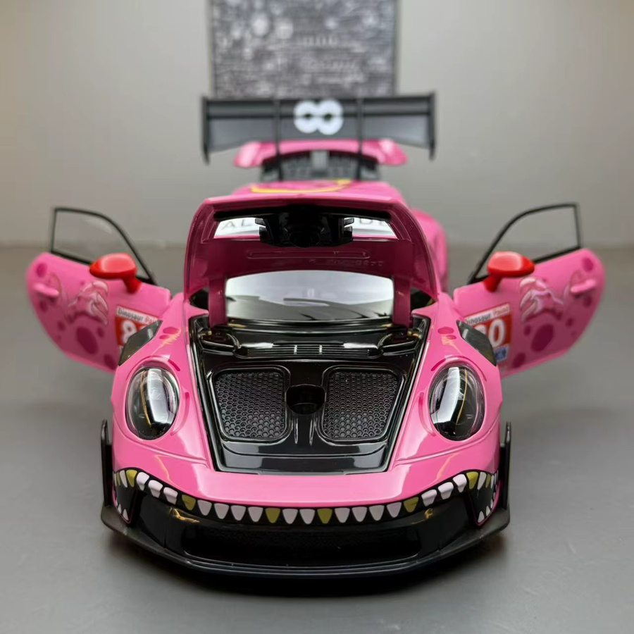 MAKEDA Porsche 911 GT3, Druckguss-Automodell, 1:24 Maßstab, Graffiti-Stil - Bild 3