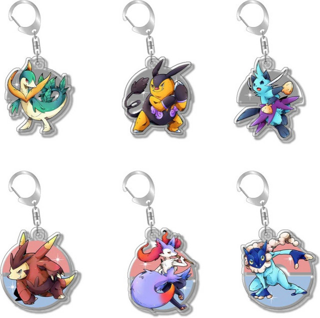 Keeppley Pokémon Swampert Pignite Dewigos Samurott, Schlüsselanhänger, Set / Bundle - Bild 1