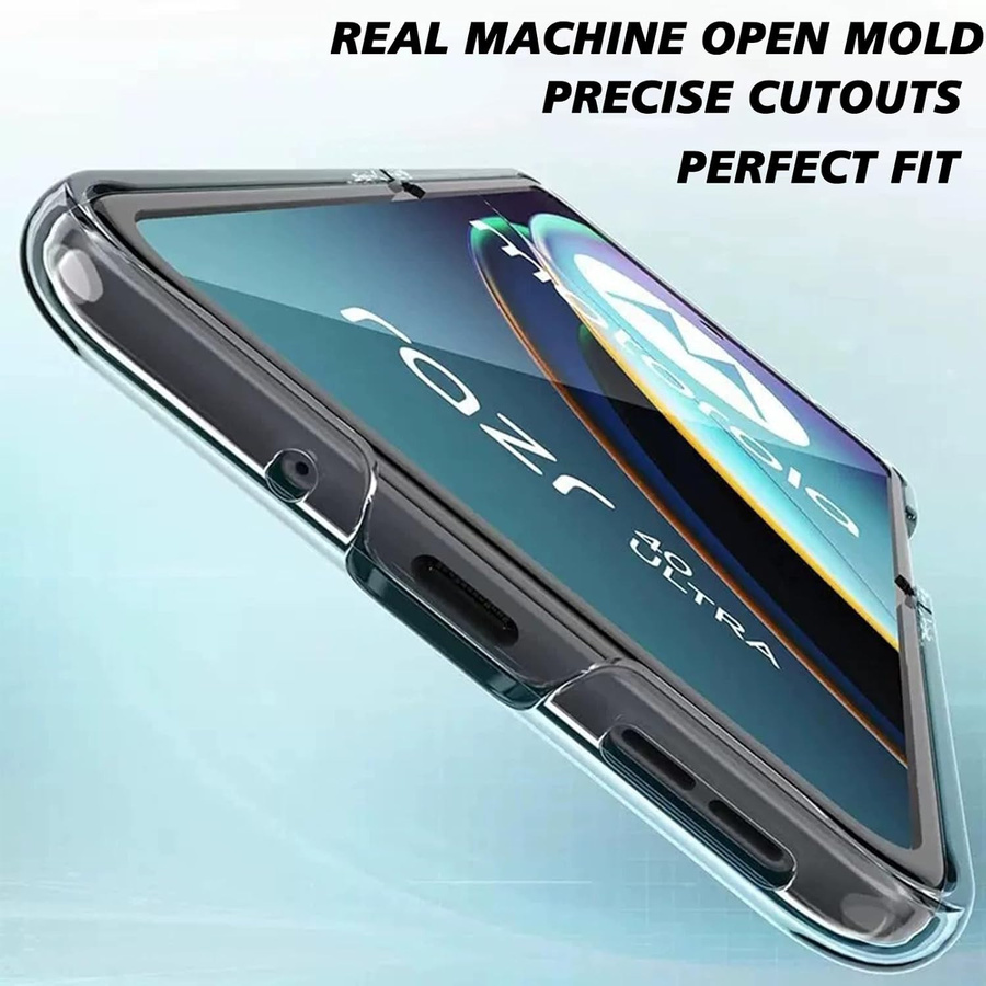 Transparente Hartschale Schutzhülle für Motorola Razr 60 Ultra - Bild 5